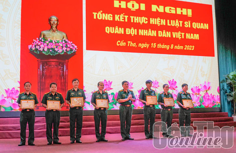 Tổng kết thực hiện Luật Sĩ quan Quân đội Nhân dân Việt Nam