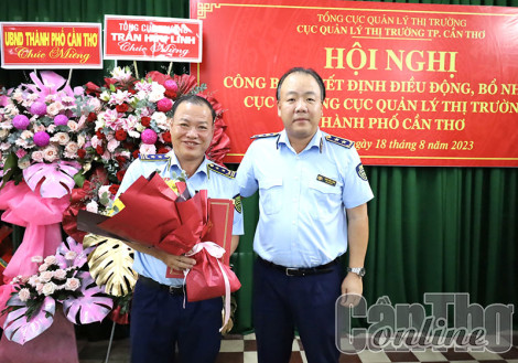 Bổ nhiệm ông Nguyễn Hùng Em giữ chức vụ Cục trưởng Cục Quản lý thị trường TP Cần Thơ