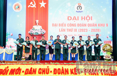 Ðại hội đại biểu Công đoàn Quân khu 9 lần thứ IX thành công tốt đẹp