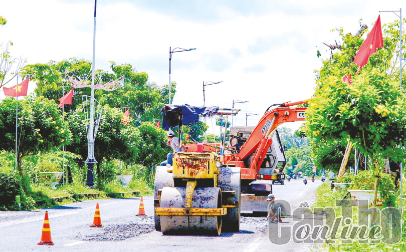 Phong Điền đẩy nhanh tiến độ các công trình, dự án