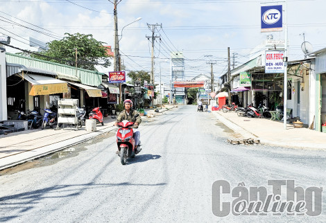 Thốt Nốt hoàn thành các công trình chỉnh trang đô thị