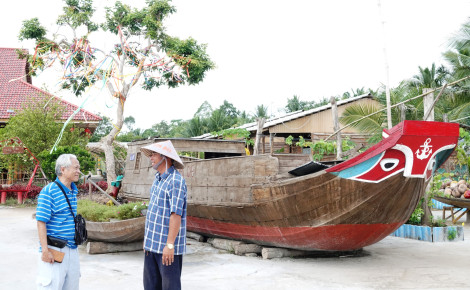 Về cù lao Mây tìm “hương xưa” chợ nổi Trà Ôn