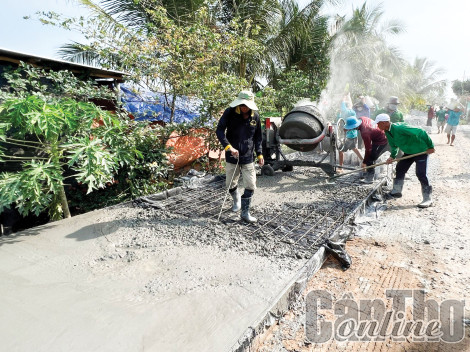 Nỗ lực thực hiện chương trình mục tiêu quốc gia xây dựng nông thôn mới