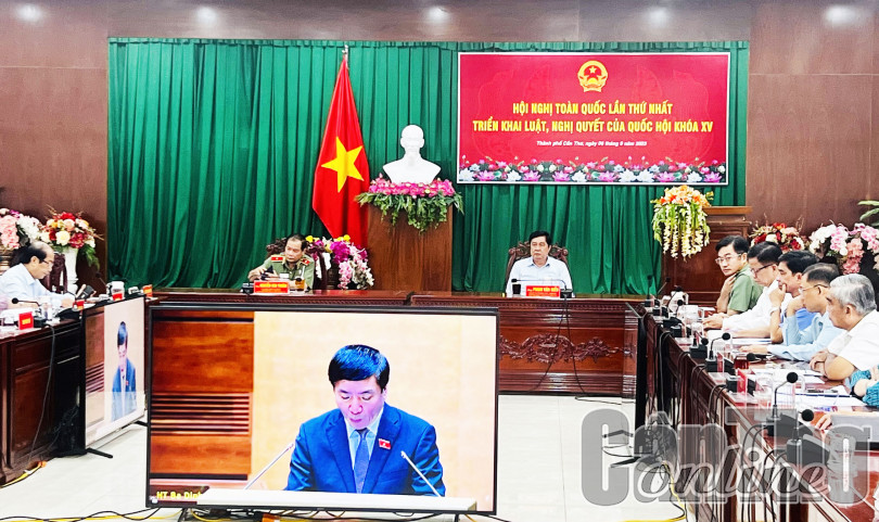 Triển khai luật, nghị quyết của Quốc hội khóa XV