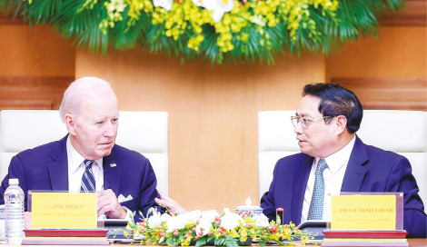 Thủ tướng Phạm Minh Chính và Tổng thống Joe Biden cùng dự Hội nghị cấp cao Việt Nam - Hoa Kỳ về Đầu tư và Đổi mới sáng tạo