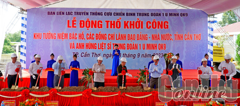 Khởi công xây dựng Khu tưởng niệm Bác Hồ và anh hùng liệt sĩ Trung đoàn 1 U Minh Quân khu 9