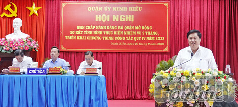 Tập trung lãnh đạo thực hiện đạt các chỉ tiêu, nhiệm vụ năm 2023