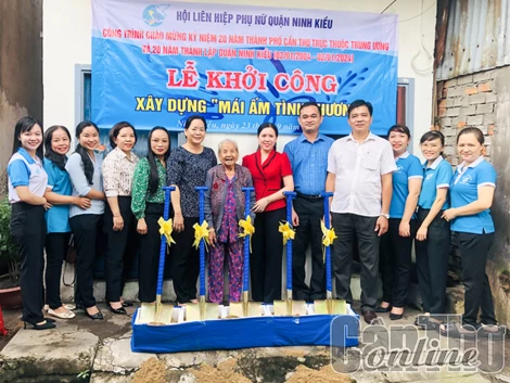 Khởi công xây dựng “Mái ấm tình thương” tặng hội viên phụ nữ