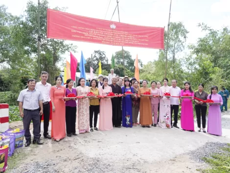 Vận động nhân dân đóng góp hơn 34,8 tỉ đồng xây dựng nông thôn mới, đô thị văn minh