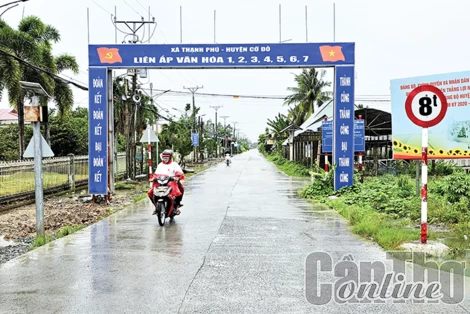 Cờ Đỏ đẩy nhanh tiến độ các công trình xây dựng cơ bản phục vụ chỉnh trang đô thị