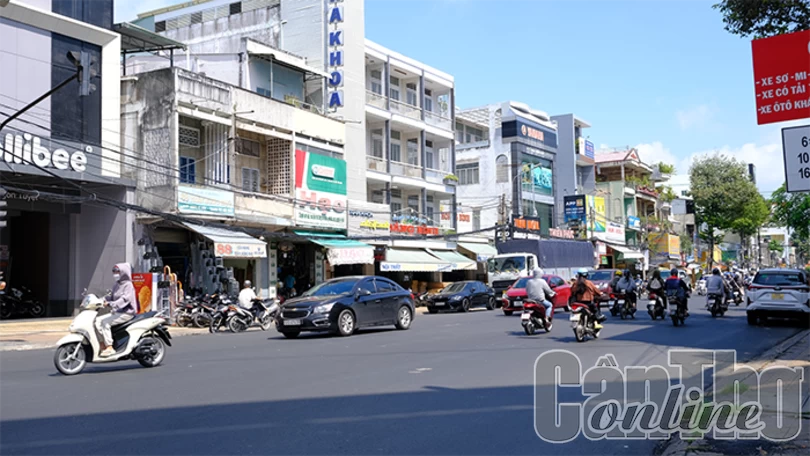 Dự án cải tạo 32 tuyến đường quận Ninh Kiều cơ bản hoàn thành