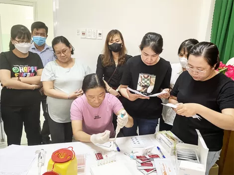 Xét nghiệm HIV, viêm gan B và giang mai cho phụ nữ mang thai