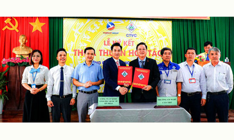 Trường Cao đẳng Nghề Cần Thơ ký kết hợp tác trong đào tạo với Công ty Tín Phát