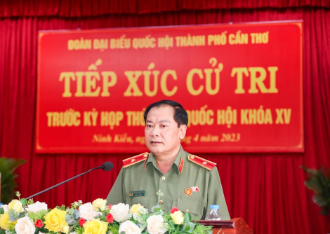 Thiếu tướng Nguyễn Văn Thuận được bầu làm Trưởng Đoàn đại biểu Quốc hội khoá XV thành phố Cần Thơ
