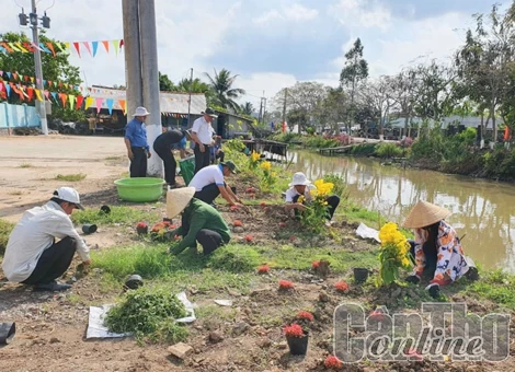 Thới Lai tăng tốc về đích xã nông thôn mới nâng cao
