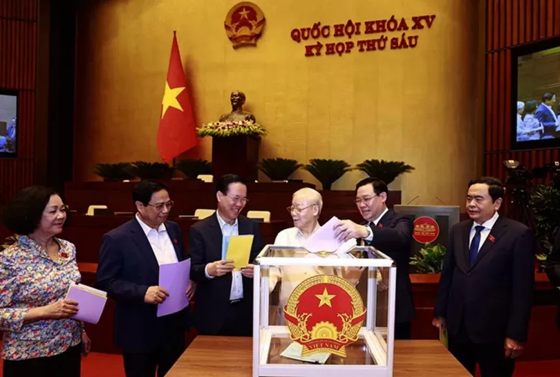 Quốc hội thông qua Nghị quyết xác nhận kết quả lấy phiếu tín nhiệm