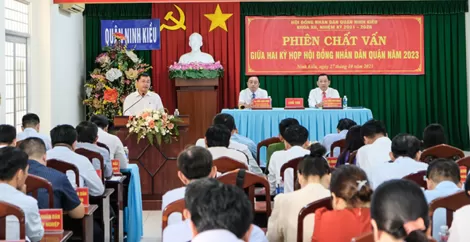HĐND quận Ninh Kiều tổ chức phiên chất vấn giữa 2 kỳ họp