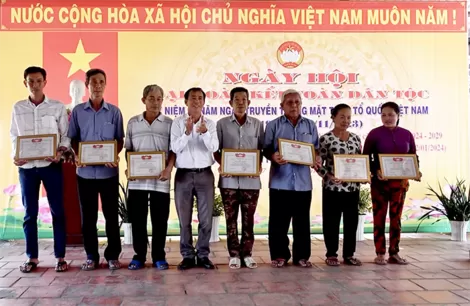 Tổ chức Ngày hội Đại đoàn kết toàn dân tộc ở các khu vực, khu dân cư