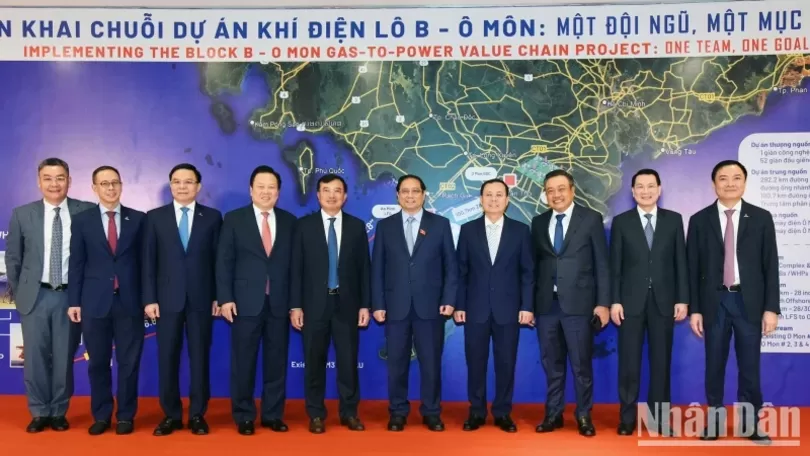 Thủ tướng Phạm Minh Chính dự Lễ ký kết và triển khai Chuỗi dự án khí - điện Lô B - Ô Môn