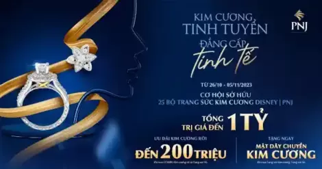 Cùng PNJ trao nàng Kim cương tinh tuyển, tôn vinh đẳng cấp tinh tế