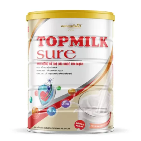 Chăm sóc sức khỏe tim mạch tốt hơn với Topmilk sure