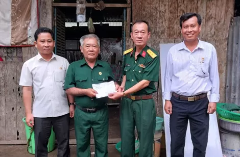 Xuất quân thực hiện các công trình Tết Quân Dân huyện Cờ Đỏ năm 2024