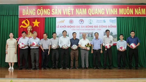 Khởi động Dự án Bóng đá cộng đồng tại Cần Thơ năm 2023