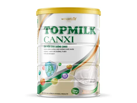 Topmilk canxi – dinh dưỡng lành mạnh cho cơ thể