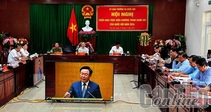 Ủy ban Thường vụ Quốc hội triển khai thực hiện chương trình giám sát của Quốc hội năm 2024