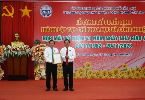 Công bố quyết định thành lập Tạp chí khoa học CTUT