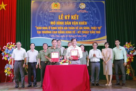 Hiệu quả từ mô hình dân vận khéo về công tác đảm bảo an ninh, trật tự trong học sinh, sinh viên