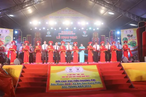 Sóc Trăng: Khai mạc Hội chợ Xúc tiến thương mại sản phẩm OCOP và đặc sản vùng miền