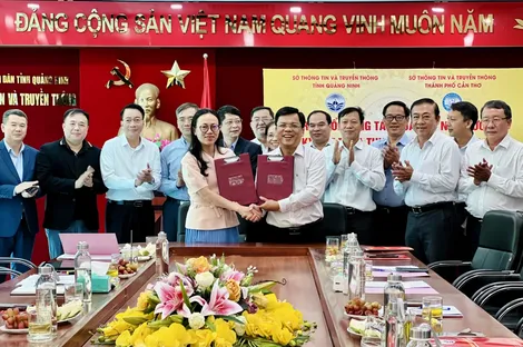 Ký kết hợp tác trong lĩnh vực thông tin và truyền thông giữa Quảng Ninh và Cần Thơ