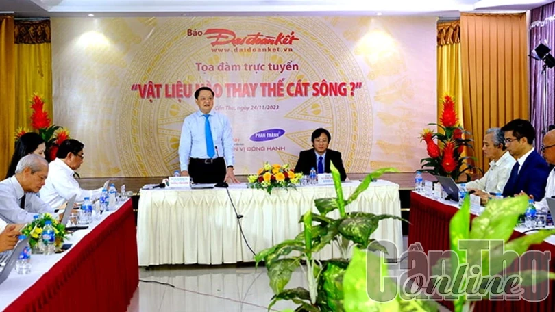 Tìm vật liệu thay thế cát sông trong xây dựng