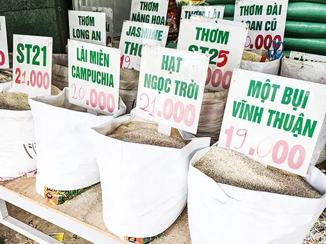 Giá bán lẻ nhiều loại gạo tiếp tục tăng