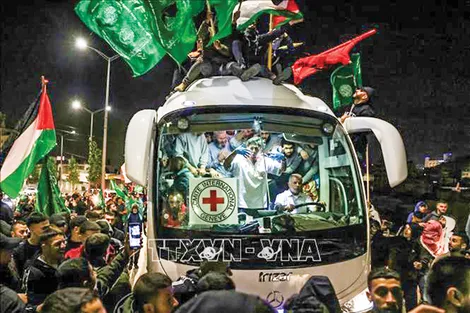 Israel thông báo thả 39 tù nhân Palestine