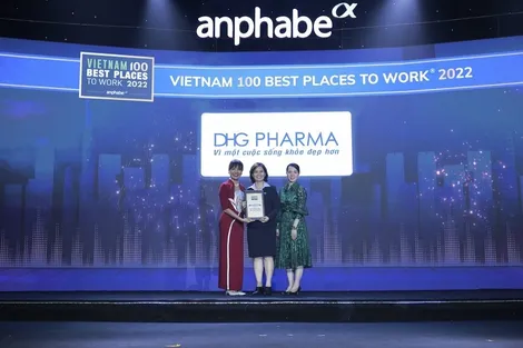 Dược Hậu Giang tiếp tục ghi tên vào “bảng vàng” môi trường làm việc tốt nhất Việt Nam
