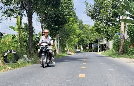 Tuyến đường Nguyễn Thị Trâm và Huỳnh Thị Nở đã được nâng cấp