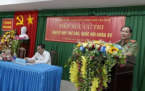 Ðoàn Ðại biểu Quốc hội TP Cần Thơ tiếp xúc cử tri phường Phú Thứ và phường An Nghiệp