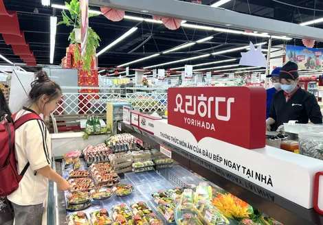 Dùng bữa tại siêu thị