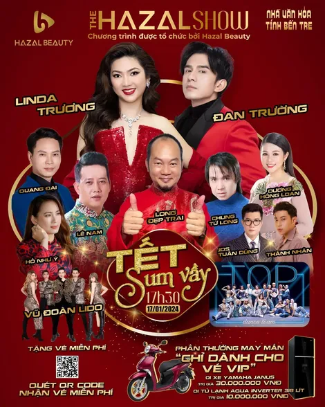 Người dân miền Tây háo hức chờ đón đêm nhạc “The Hazal Show”: Đan Trường, Long đẹp trai tham gia biểu diễn