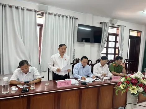 Đoàn Đại biểu Quốc hội TP Cần Thơ giám sát công tác bảo vệ môi trường tại huyện Cờ Đỏ