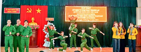 Họp mặt kỷ niệm 79 năm Ngày thành lập Quân đội Nhân dân Việt Nam