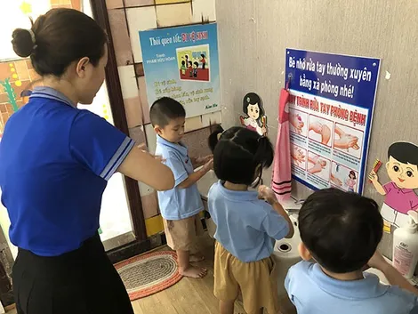 Bệnh tay chân miệng có xu hướng giảm