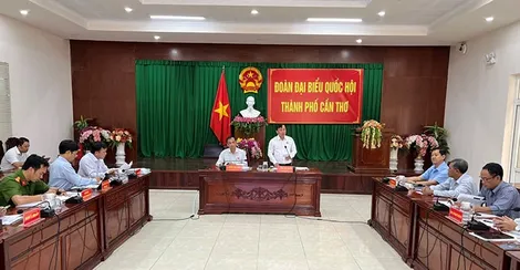 Ðoàn Ðại biểu Quốc hội TP Cần Thơ giám sát công tác bảo vệ môi trường