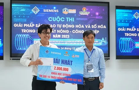 Trao giải Cuộc thi “Giải pháp sáng tạo tự động hóa và số hóa trong sản xuất nông công nghiệp”