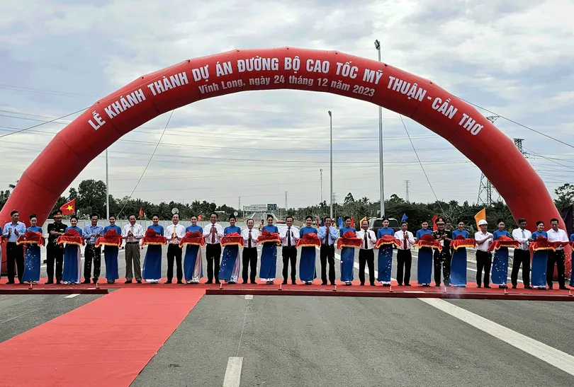 Khánh thành 2 dự án giao thông trọng điểm thúc đẩy vùng ĐBSCL phát triển