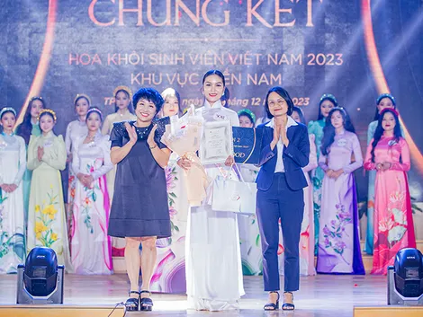 Nữ sinh Trường ĐH Trà Vinh đạt Á khôi 2 tại Vòng chung kết khu vực miền Nam Cuộc thi Hoa khôi sinh viên Việt Nam 2023