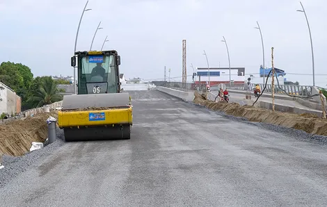 Đẩy nhanh tiến độ sớm hoàn thành cầu Tây Đô