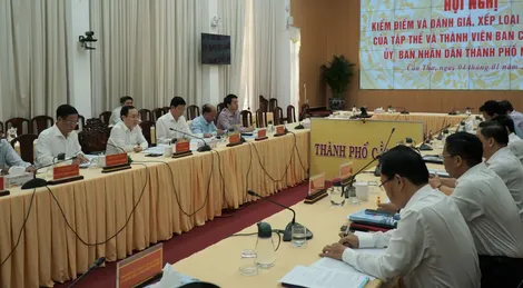 Hội nghị kiểm điểm tập thể, cá nhân Ban cán sự Đảng UBND TP Cần Thơ năm 2023